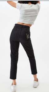 PacSun Women’s Playboy By  Black Ultra High Waisted Slim Fit Jeans