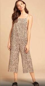 Lumiere jumpsuit cheetah size large- great condition