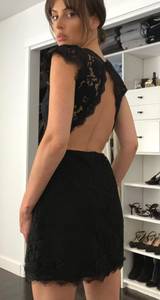 Open Back Lace Dress