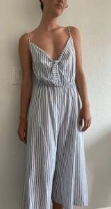 Striped Jumpsuit