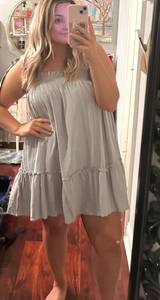 Boutique Blueish grey dress