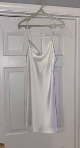 American Threads Satin Slip Dress