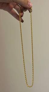 Gold plated Rope Chain