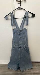 Newbury Light Wash Overalls