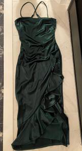 Macys Green Midi Prom Dress