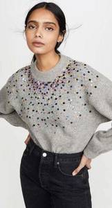 SAYLOR Isadora Sequined Sweater Sz Med