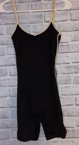 Black Open Back Romper