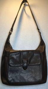 Vintage Brown Great American Leatherworks Leather hobo shoulder Handbag purse