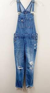 Abercrombie & Fitch  Distressed Jeans Overalls