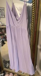 FAVLUX Boutique Purple Pleat Dress