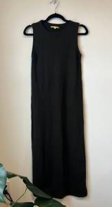 Gianni Bini  Dark Green Side Slit Sleeveless Maxi Dress