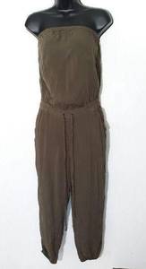 Mudd olive green sleeveless jumpsuit