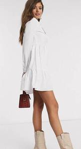 white poplin dress