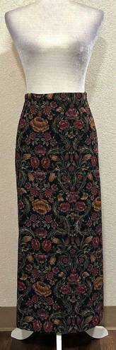 Briggs Vintage 90s Floral Maxi Slit Skirt Multi Size 18