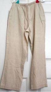 Mountain lake Linen Blend Elastic Waist Pull On Pants
Coastal Grandma S M