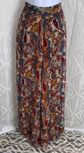 | Paisley Lightweight Gaucho Boho Pants