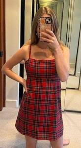 Urban Outfitters outfitter red plaid dress size 0