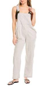 Basic Linen Overall Gray Size L