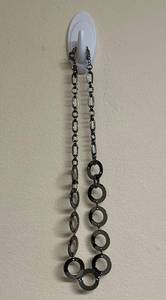 NWOT (boutique) NY Collection Silver Circular Necklace