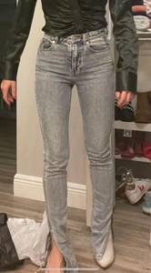 Split Hem Jeans