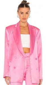 A.L.C Riley Pink Satin Oversized Blazer NWT