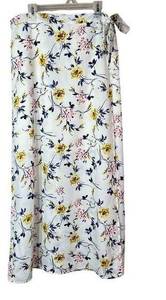 Ten Sixty Sherman Floral Print Wrap Skirt Size Large