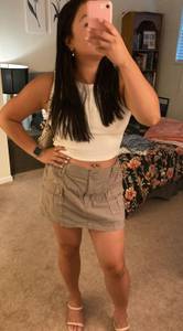 Garage Cargo Mini Skirt