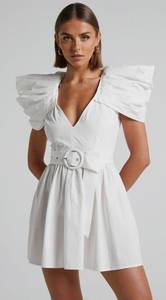 Showpo Mini White Dress