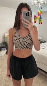 Leopard Bra Top