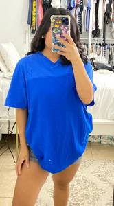 Nike Blue V Neck RF Shirt