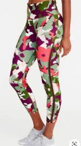 Old Navy Green & Pink Floral Leggings