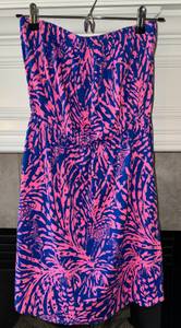 Women's Rolling in Grass Strapless Windsor Dress- Size M