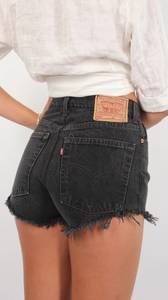 Levi’s Black Jean Shorts