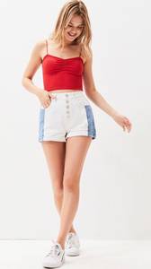 Pac Sun Mom Shorts Two Toned