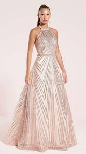 Rose gold Prom dress