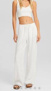 White Linen Pants