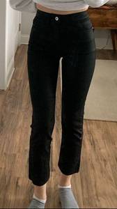 Black High Waisted Ankle Jeans