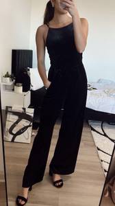 Dillards Crushed Velvet Jumpsuit