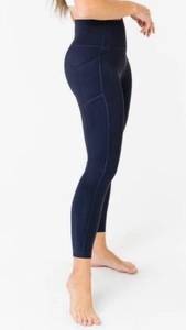 Zyia NWT  Active Navy Pocket Brilliant High Rise 7/8 24” sz 8 10