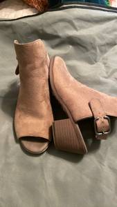 Tan Bootie Heels