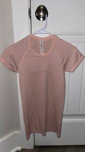 Lululemon strawberry milkshake swiftly tech short sleeve