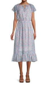 NWT Love Ady Floral Print Midi Dress Size Medium