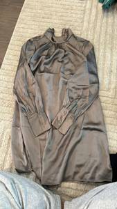 NWT champagne Silk Work Dress