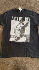 Lana Del Rey Black Tee Large 