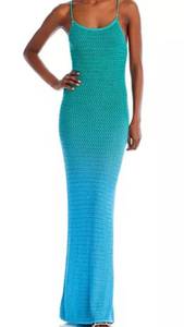 FORE Knitted Ombré Scoop Neck Dress