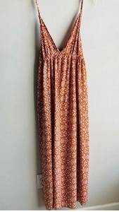 Know One Cares Floral Maxi Dress Large