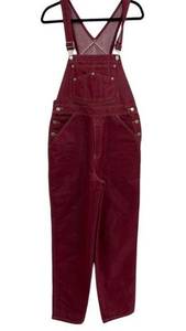 Unisex vintage London London red cotton polyester 90s overalls size medium 33