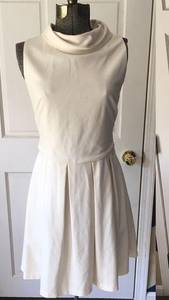 Alice & Trixie Ivory Turtleneck Dress Peter Pan