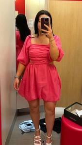 Pink Flowy Dress