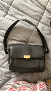 Black shoulder bag